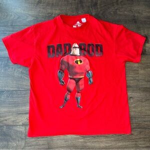 Disney & Pixar's The Incredibles "Dad Bod" T-shirt - Men’s XL - 100% Cotton